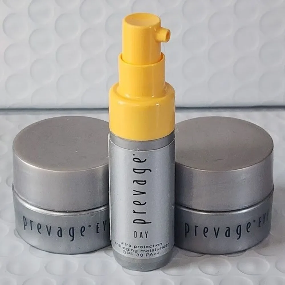 Elizabeth Arden Prevage Day & Eye Moisturizer Anti Aging Cream Travel 3PC Mini